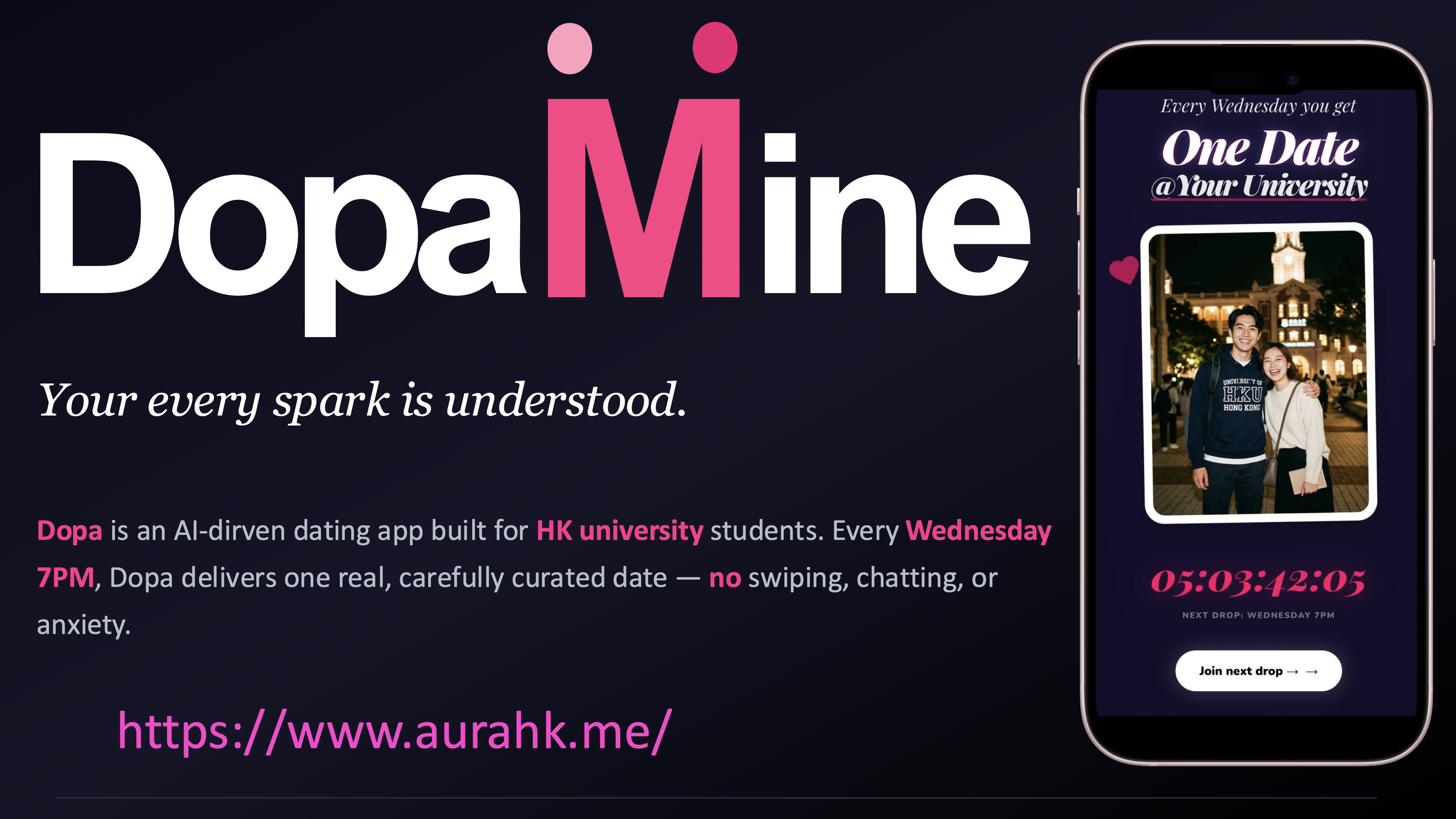 DopaMine launch — Every Wednesday 7PM